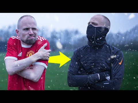 How STAY WARM during winter as a footballer #shorts