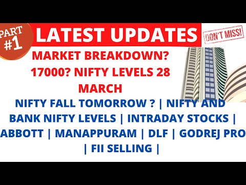 LATEST SHARE MARKET NEWS💥28 MARCH💥NIFTY TWIST?💥ABBOTT💥MANAPPURAM💥DLF GODREJ PART-1